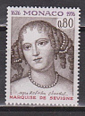 Монако 1976, 350 л. с дня рождения М. Севигне, 1 марка-миниатюра